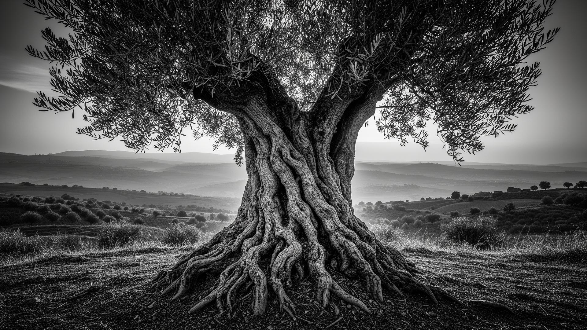 Ancient olive tree symbolising heritage, longevity and continuity